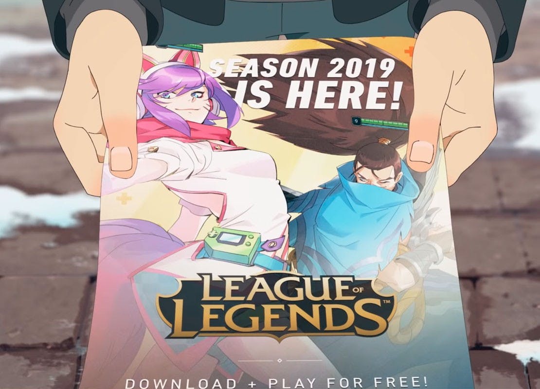 Un nuevo anuncio League of Legends producido por P.A. Works